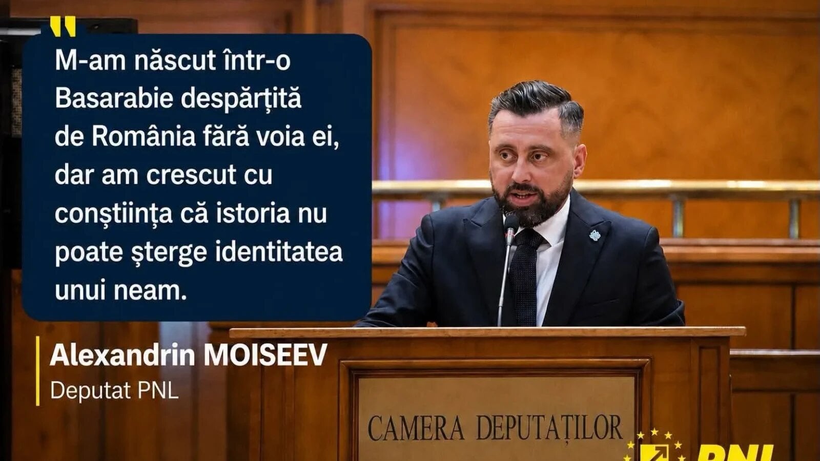 alexandrin moiseev deputat pnl lectia zilei de 23 august trebuie sa ne ghideze astazi nu doar sa ne aminteasca de trecut