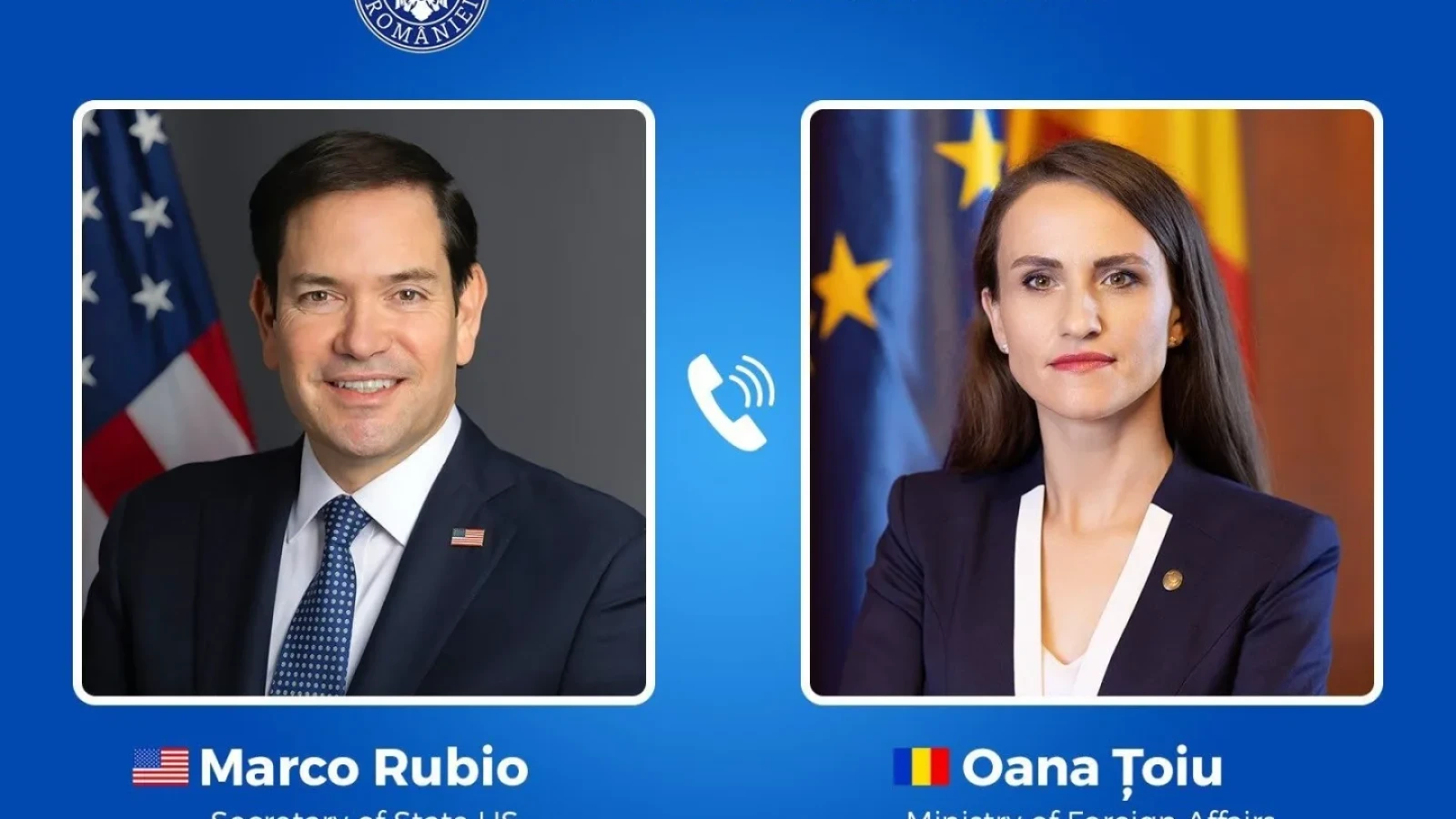 oana toiu anunta un acord bilateral cu sua dupa discutia cu marco rubio